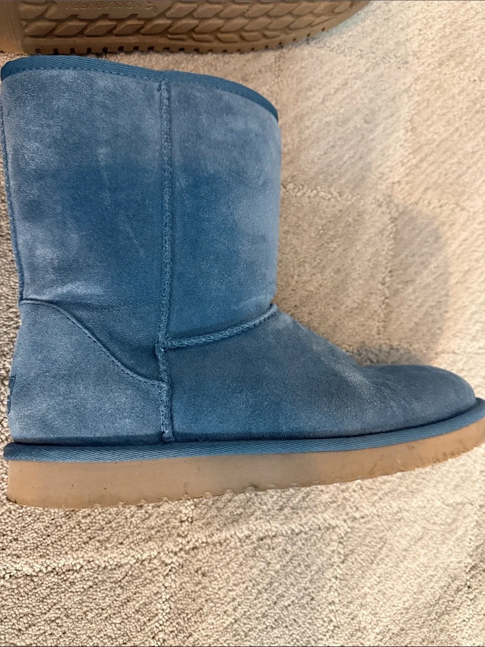 Kookaburra blue suede boots style 1017090 sz 9